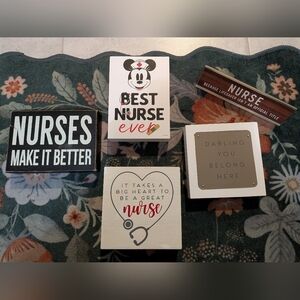 Nurse Themed Decorative Signs